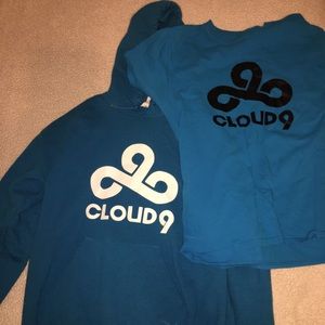 Cloud9 Esports Team hoodie + shirt